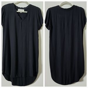NWOT Cloth & Stone T-Shirt Dress V-Neck Rayon Size S